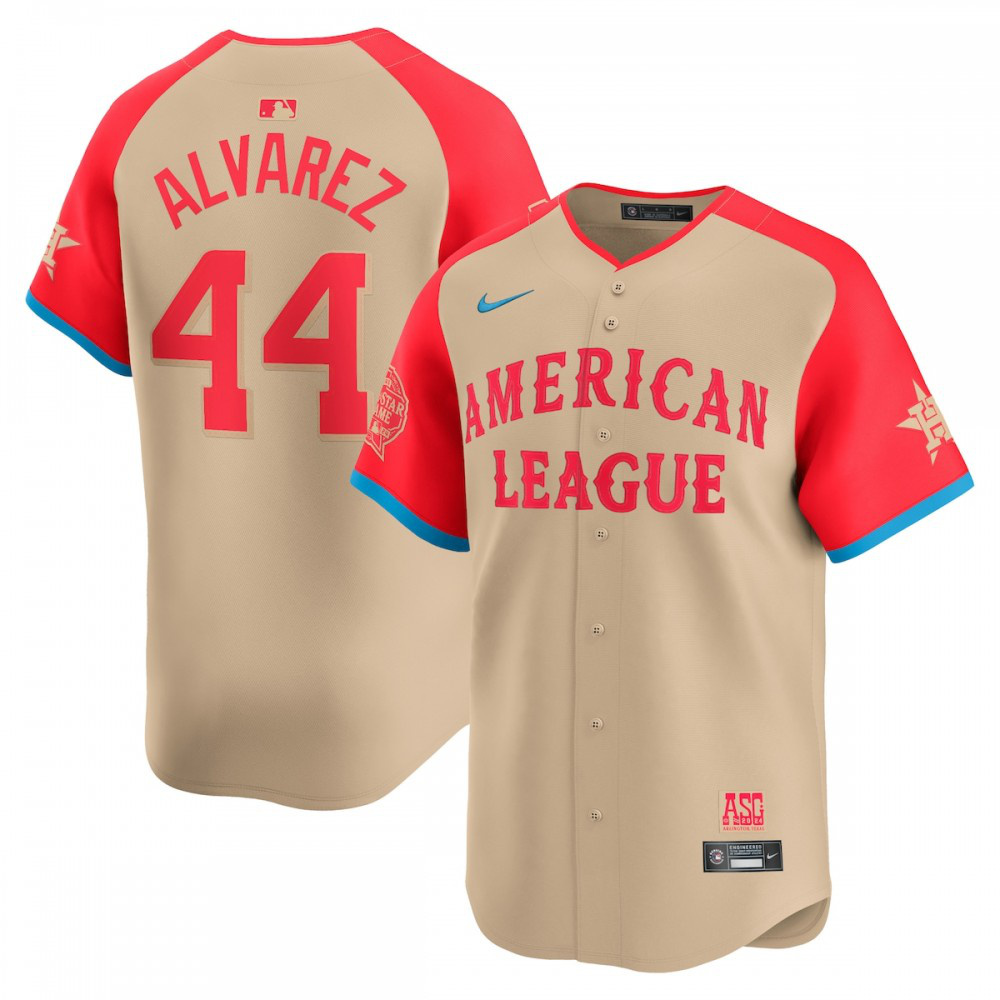 Yordan Alvarez American League 2024 MLB All-Star Game Limited Player Jersey - Cream-Pro Kit Vault | Brand New 26/27 Sports Jerseys